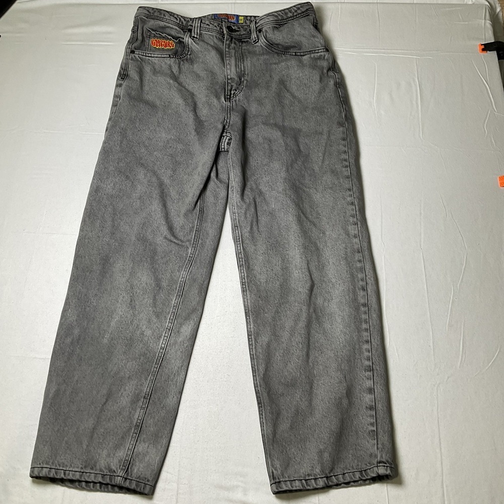 Empyre Black Stonewash Baggy Jeans Men's sz 34 Y2K Trendy Retro 626